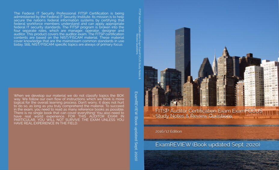 FITSP Auditor Certification Exam 2016/17