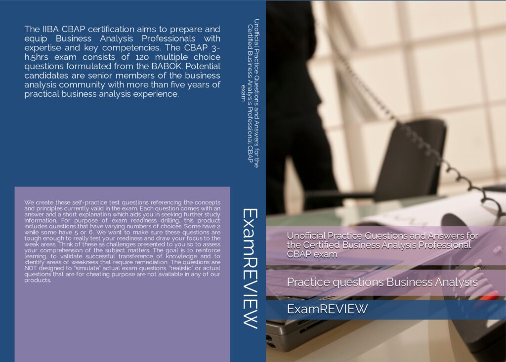 Unofficial Practice Questions and Answers for the Certified Business ...